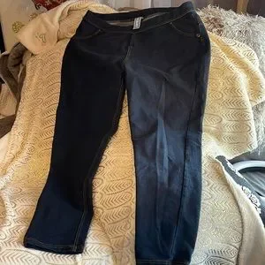 Ashley top blue jeggings